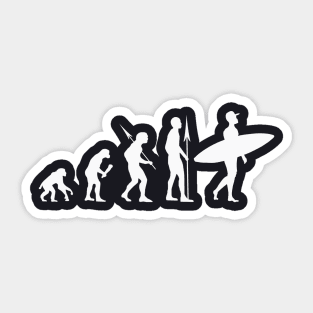 Surfer Evolution Sticker